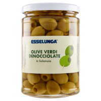 Olive verdi denocciolate condite
