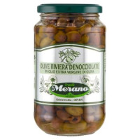 Fratelli Merano, olive riviera denocciolate in olio extra vergine di oliva 100% italiano