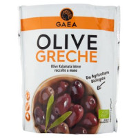 Gaea Olive Greche da Agricoltura Biologica Olive Kalamata Intere Raccolte a Mano