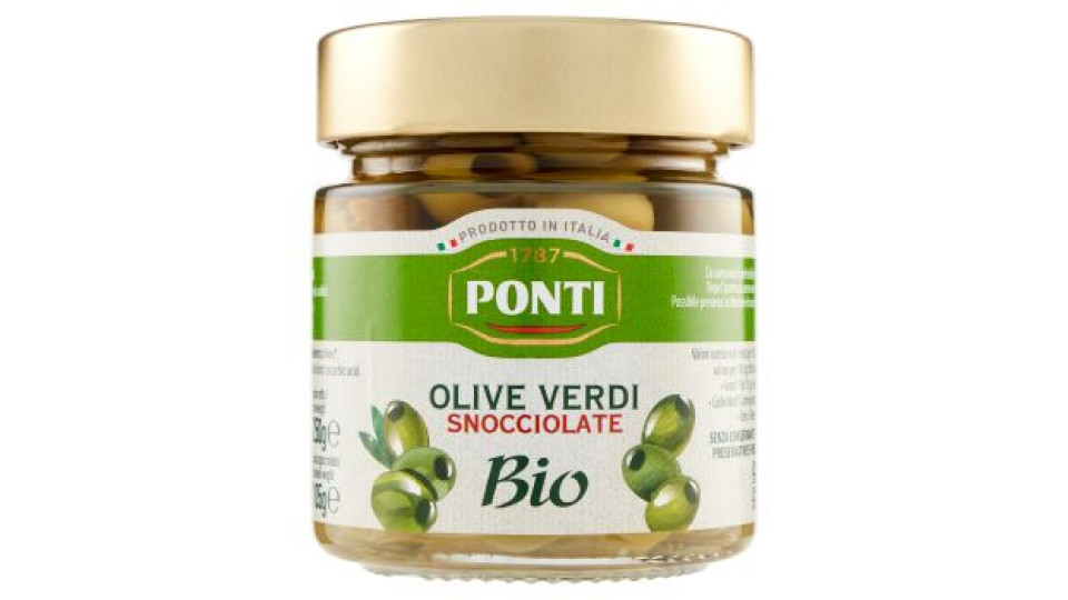 Ponti Olive Verdi Snocciolate 290 g