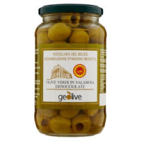 Geolive, olive verdi in salamoia denocciolate Nocellara del Belice DOP