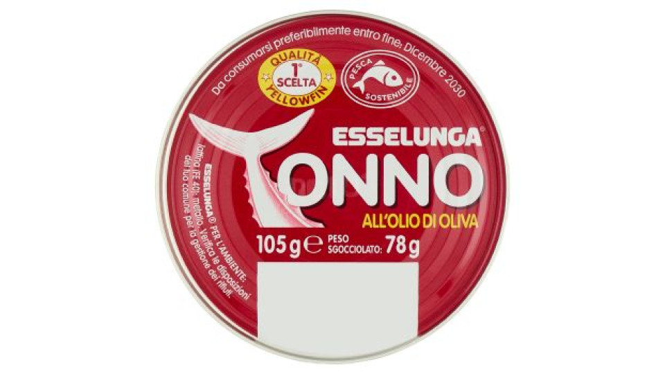 TONNO ALL'OLIO DI OLIVA