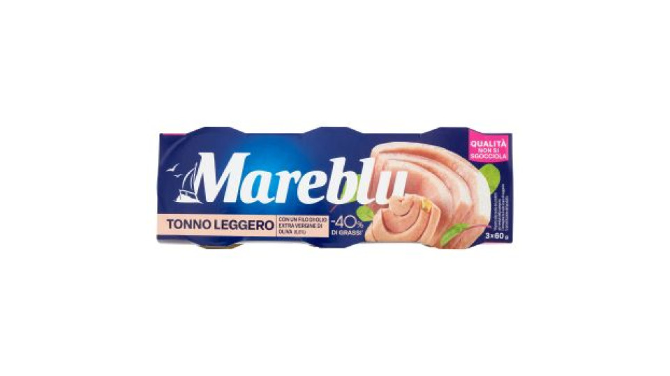 Mareblu, Leggero tonno con olio di oliva