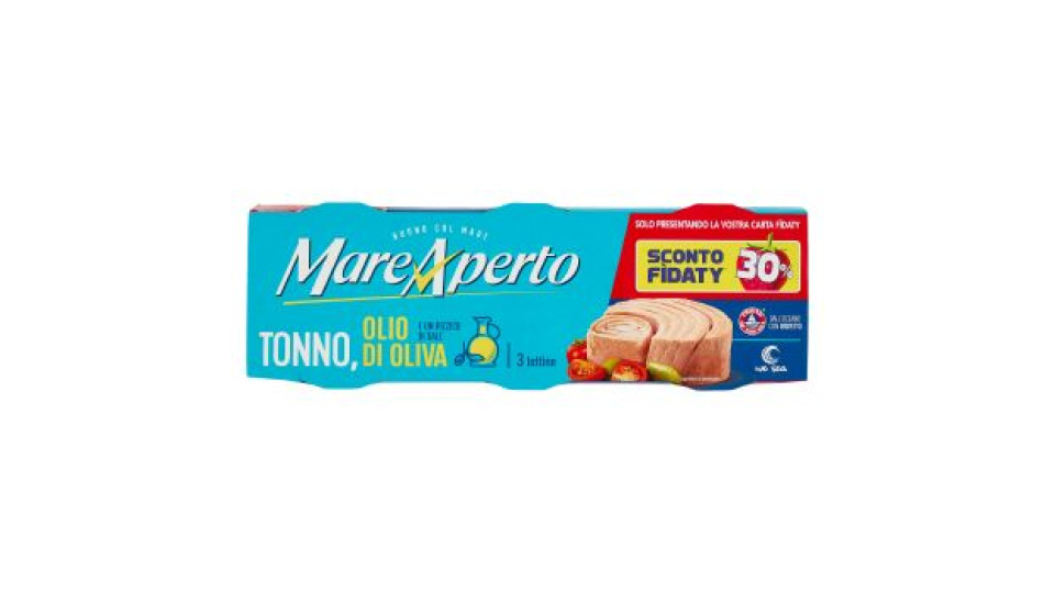MareAperto, tonno all'olio di oliva