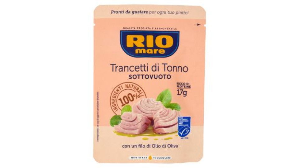 Rio mare Trancetti di Tonno con un filo di Olio di Oliva 70 g