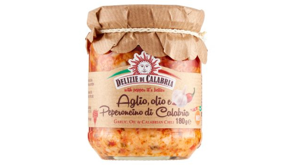 Delizie di Calabria, aglio olio e peperoncino calabrese