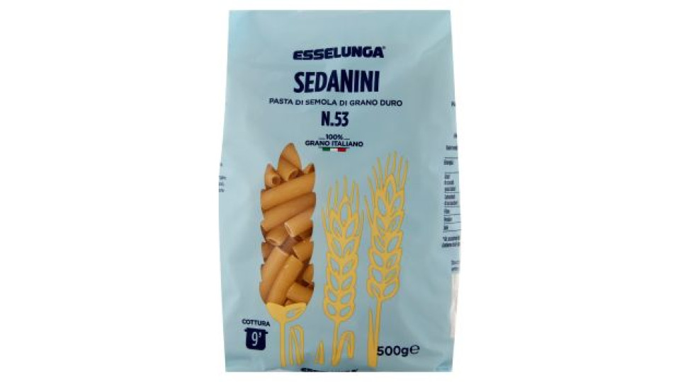 Esselunga, Sedanini n. 53 pasta di semola di grano duro
