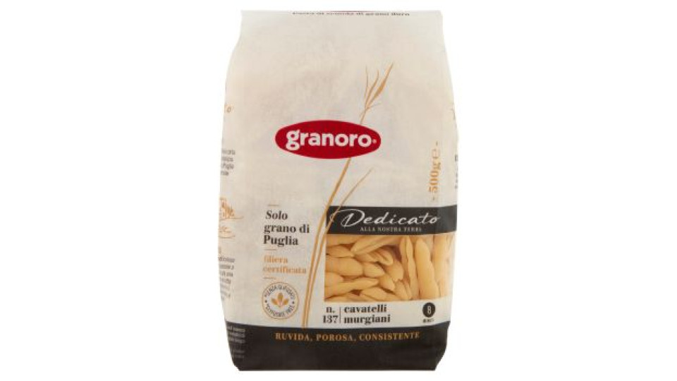 Granoro, Dedicato Cavatelli Murgiani pasta di semola di grano duro