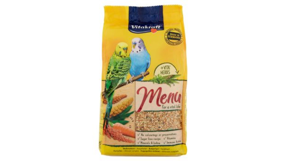Vitakraft Premium menu pappagallini ondulati