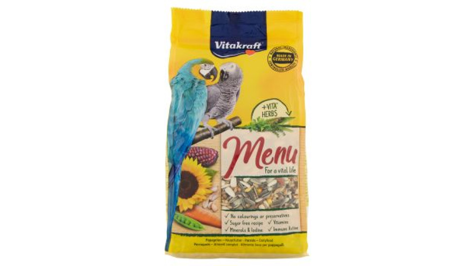 Vitakraft Premium Menu Pappagalli