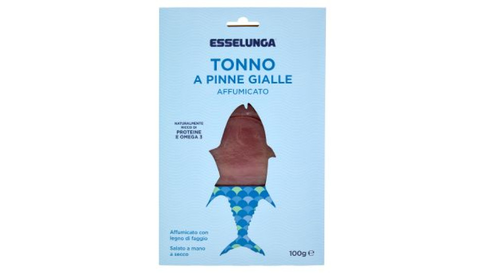 TONNO A PINNE GIALLE Affumicato a Freddo a Fette il Viaggiator Goloso