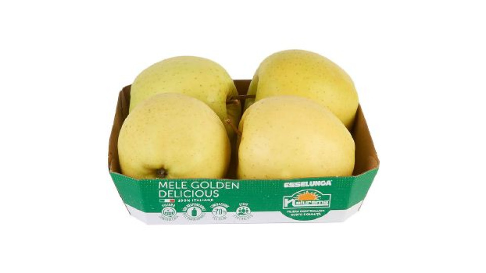 Mele Golden, confezionate 