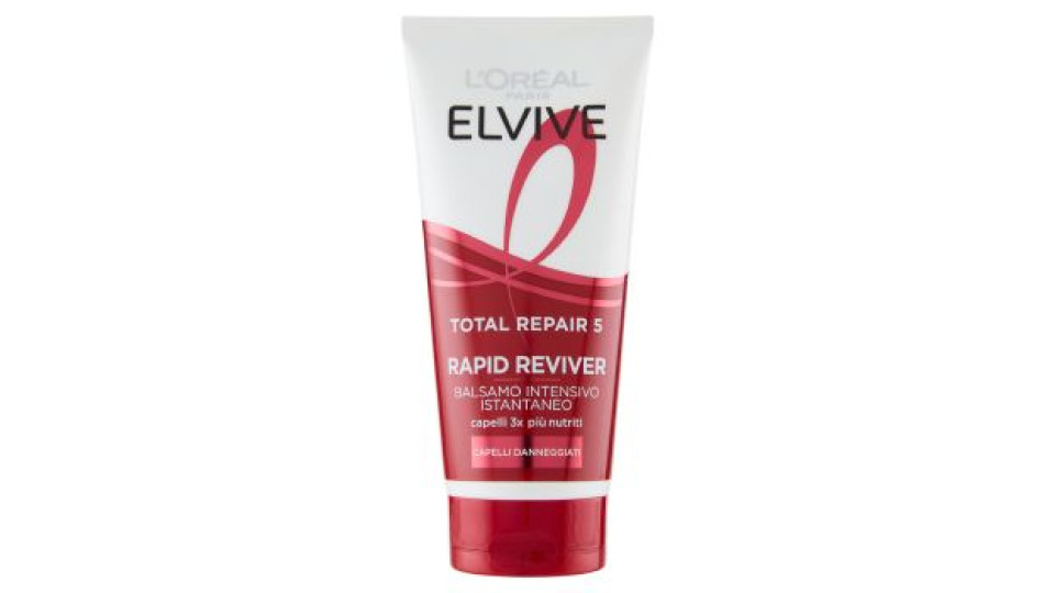 L'Oréal Paris Elvive Rapid Reviver, Balsamo Intensivo Istantaneo Total Repair 5