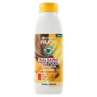 GARNIER Balsamo Nutriente Fructis Hair Food, Balsamo Nutriente alla Banana per Capelli Secchi, 350 ml, Confezione da 1