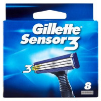 Gillette Sensor3 Nitro Rasoio da Uomo Usa e Getta - 3 rasoi +