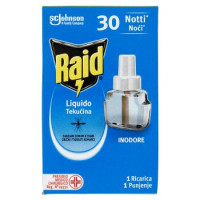 Raid Liquido Elettrico Base e Ricarica, 30 Notti, Inodore