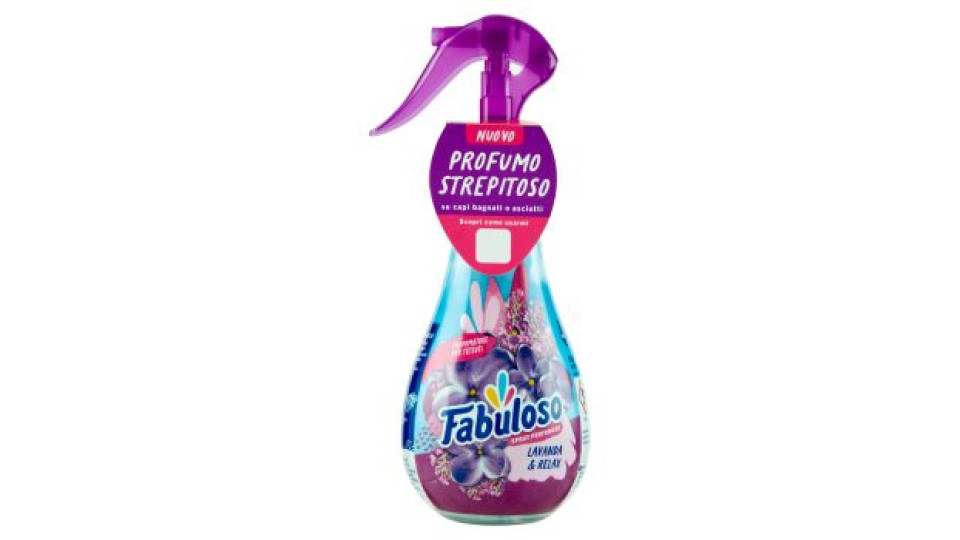 Fabuloso spray profumatore per tessuti Lavanda e Relax 250 ml