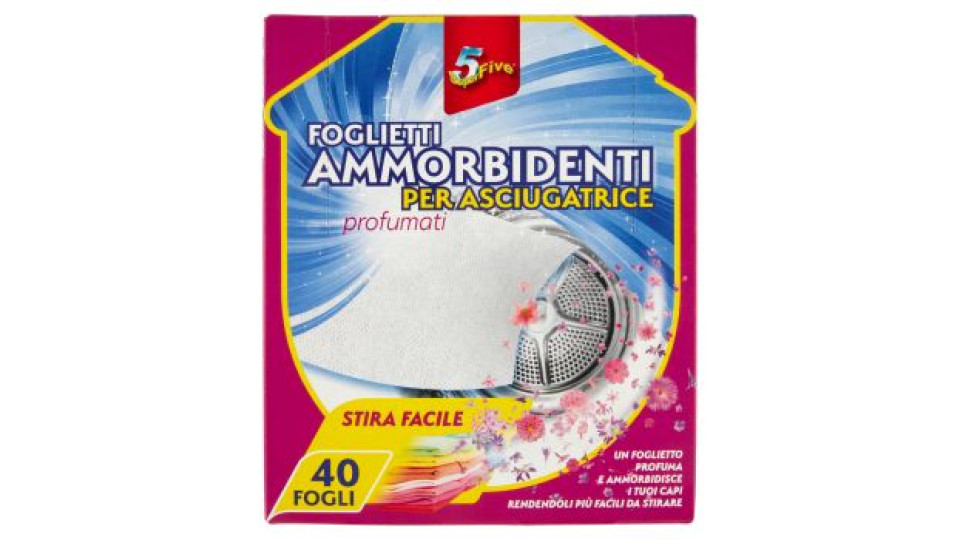 Super5 Foglietti Ammorbidenti per asciugatrice