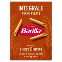 Barilla Pasta Penne Rigate Integrali, Pasta Corta di Semola Integrale di Grano Duro, Integrale