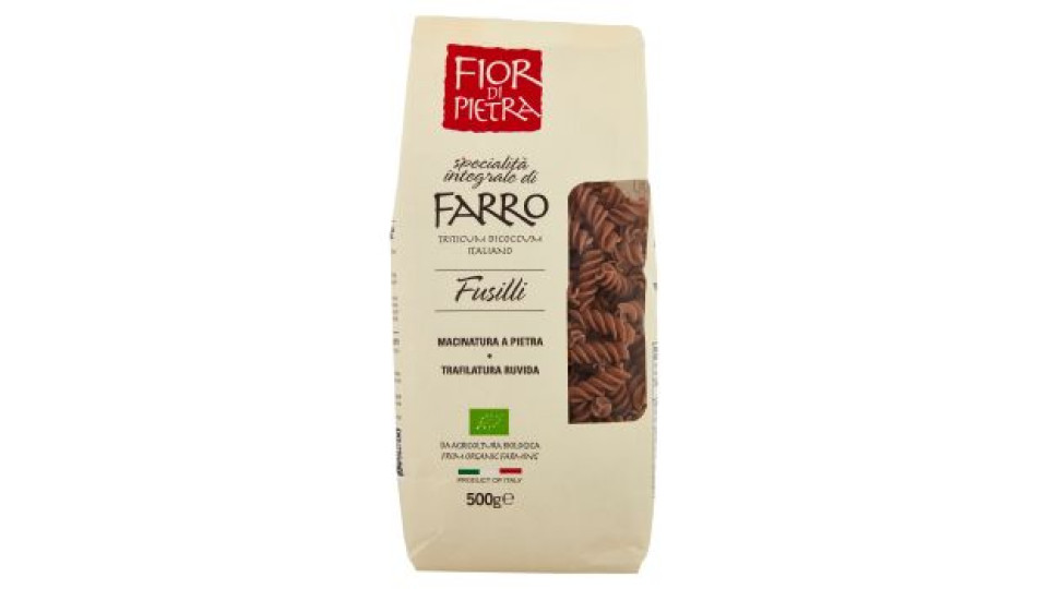 Fior di Pietra, specialità integrale di Farro fusilli