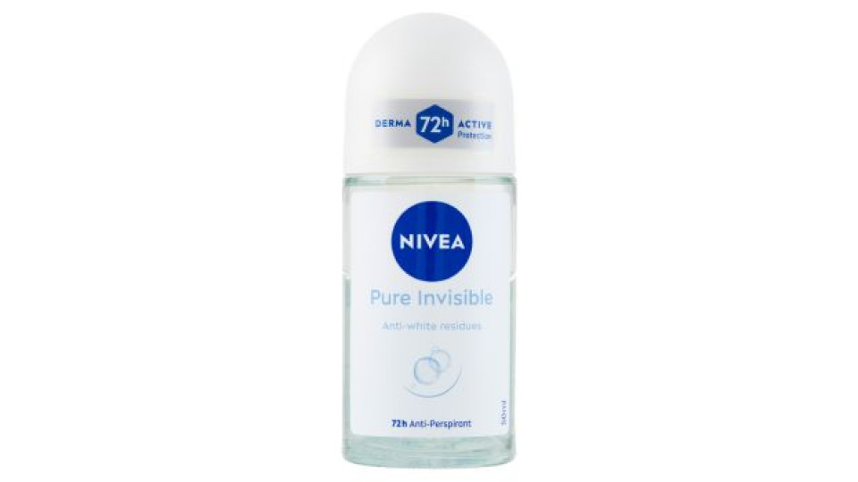 Nivea deodorante roll-on pure invisible