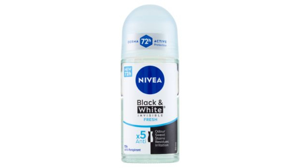 Nivea, Invisible For Black & White Fresh deodorante roll-on