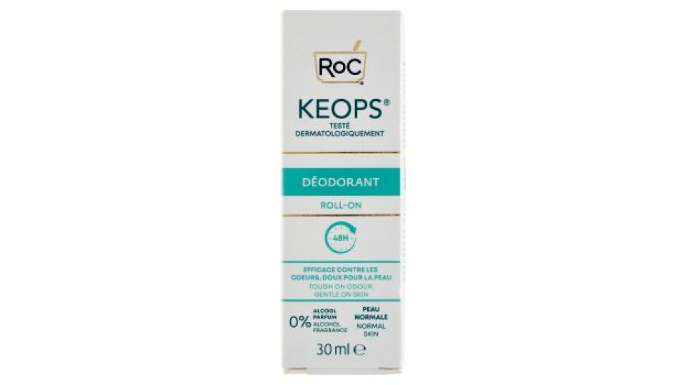 Roc, Keops pelle normale deodorante roll-on