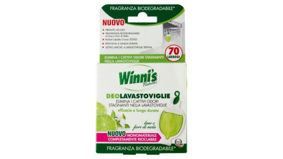 Winni's Naturel DeoLavastoviglie lime e fiori di mela
