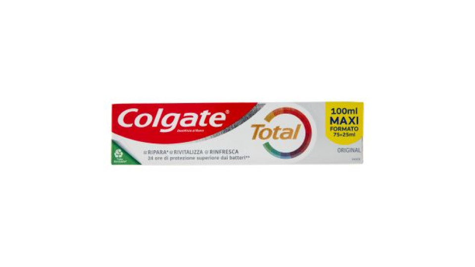 Colgate dentifricio Total Original protezione completa 24h, 75 ml