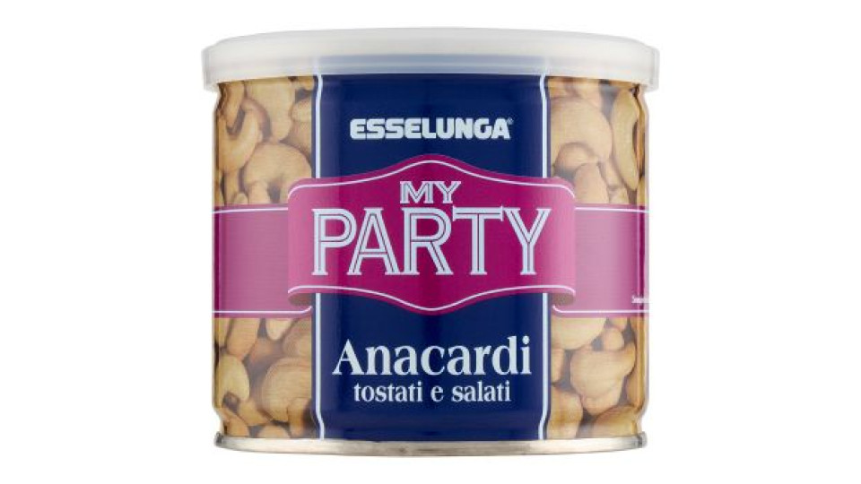 Esselunga, My Party anacardi tostati e salati