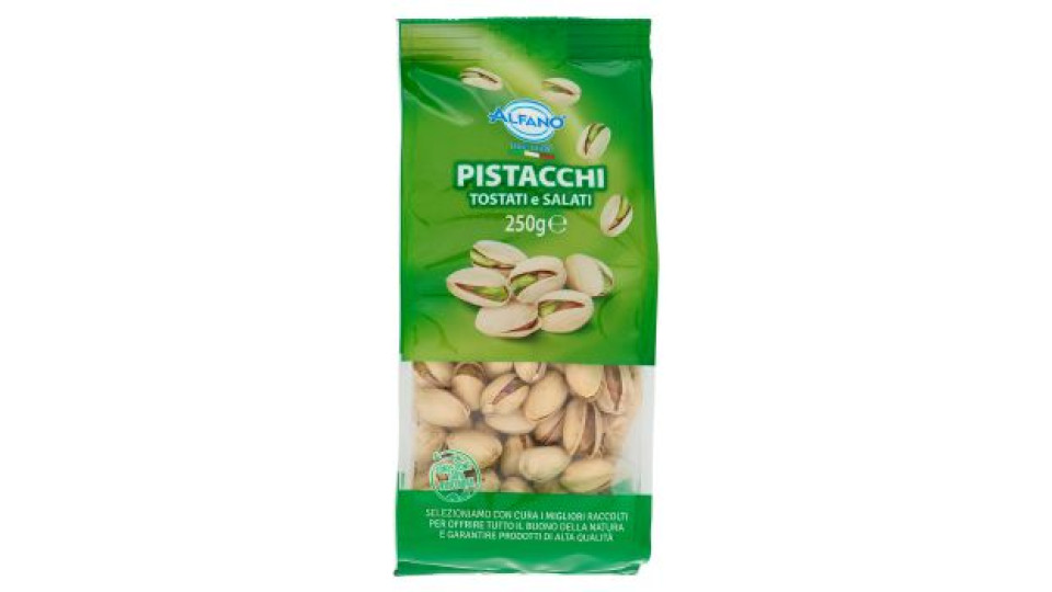 Alfano, Pistacchi tostati e salati