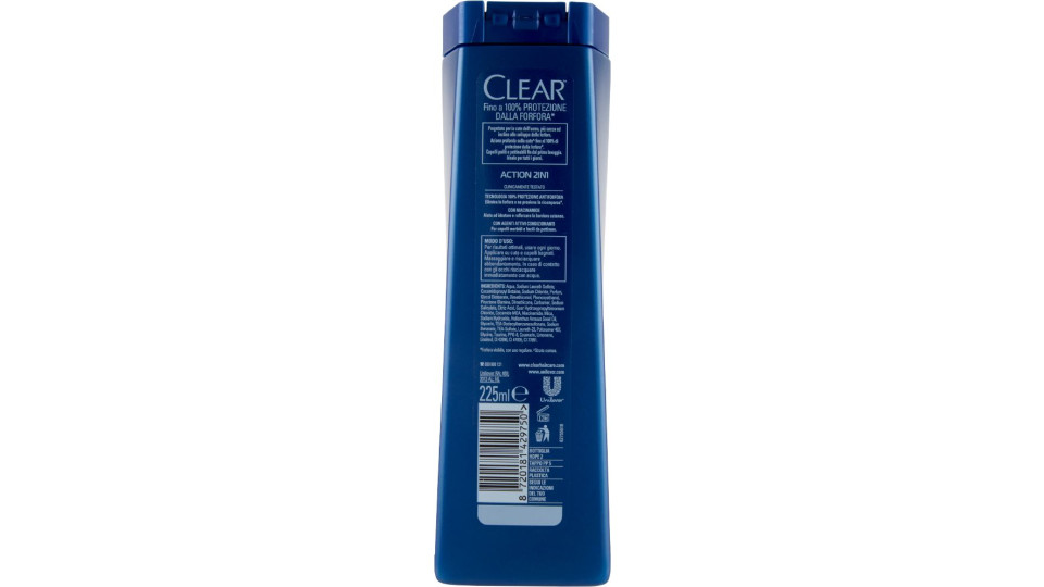 Clear, Men Antiforfora capelli normali Action 2in1 shampoo
