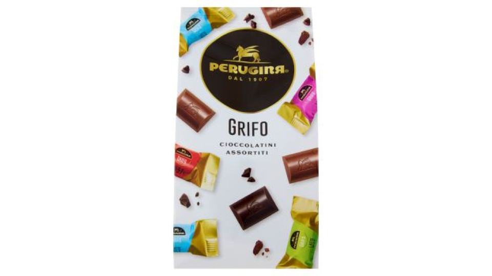 PERUGINA Grifo Assortito Cioccolatini Fondenti e al Latte sacchetto 180 g