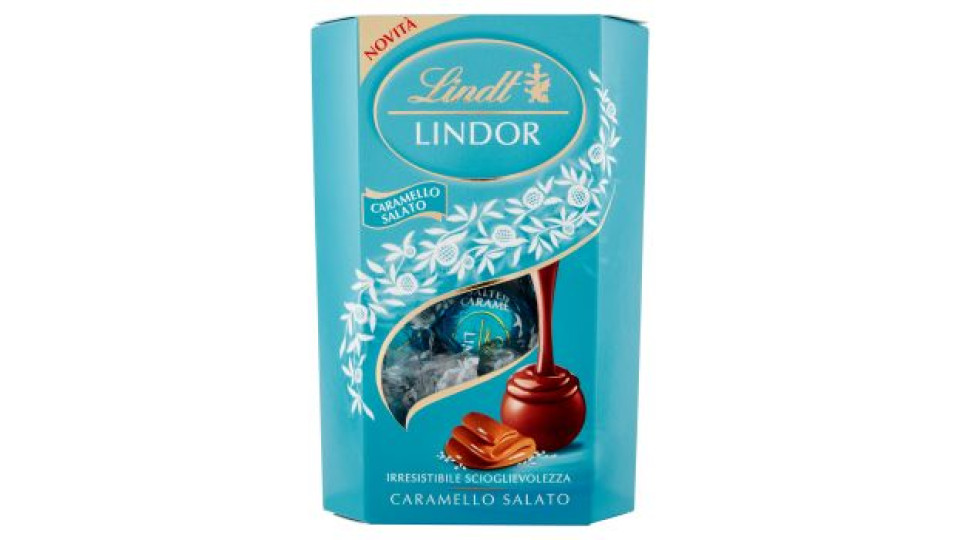 Lindt Lindor Cioccolatini Cioccolato al latte Caramello 200 g
