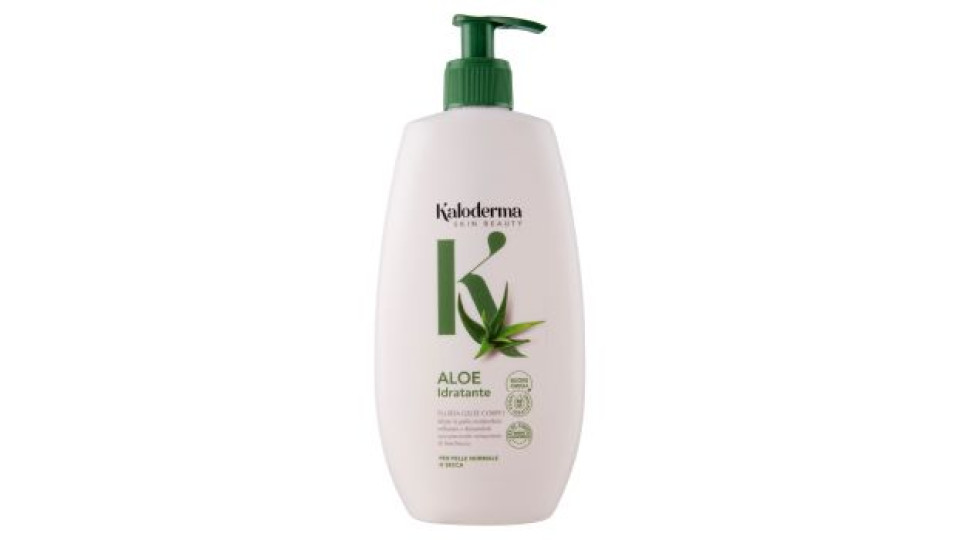 Kaloderma Aloe Idratante Fluida Gelée Corpo per Pelle Normale o Secca 400 ml