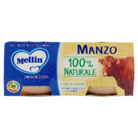 Mellin Manzo 100% Naturale Omogeneizzato 2 x 120 g