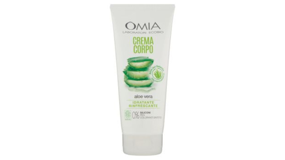 Omia Laboratori Ecobio Crema Corpo Idratante Rinfrescante aloe vera 200 ml