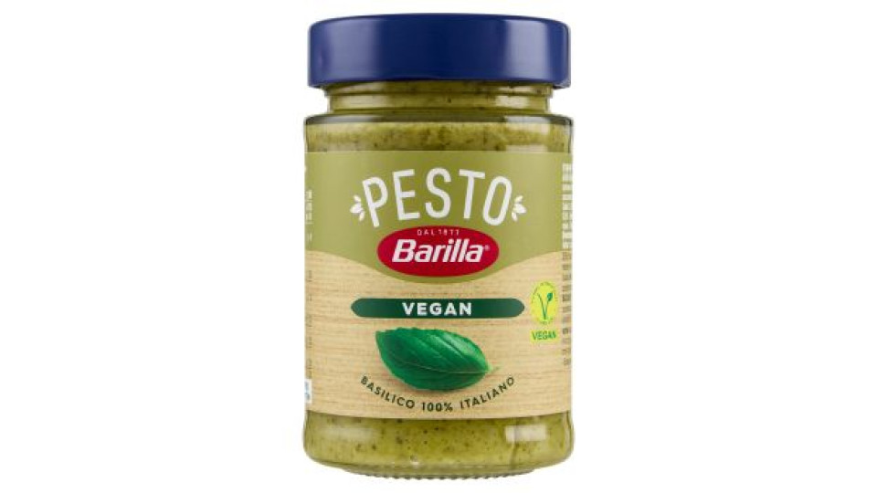 Barilla Pesto Genovese Vegan Condimento e Sugo per Pasta 195 g