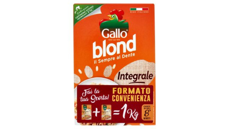 Gallo riso blond integrale