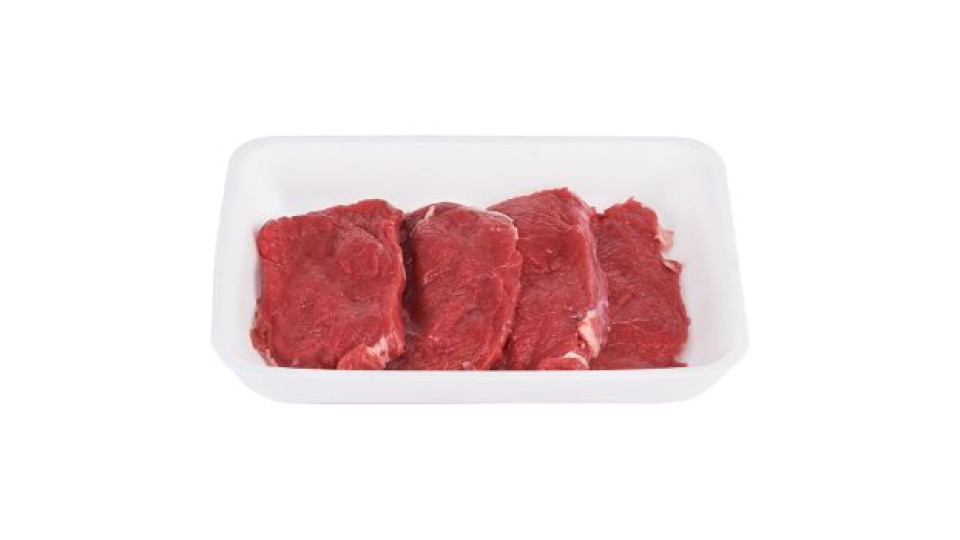 Esselunga bistecche di scamone (bicchiere a fette) di bovino adulto