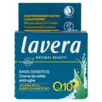 Lavera Bio Basis Sensitiv Crema da notte antirughe Q10