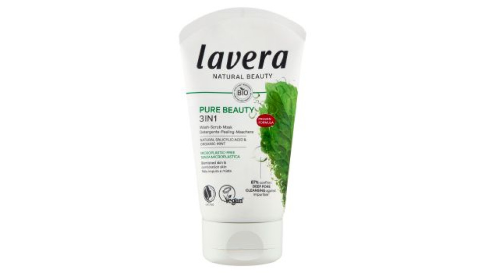 Lavera, 3in1 Detergente - Peeling - Maschera Pelli impure