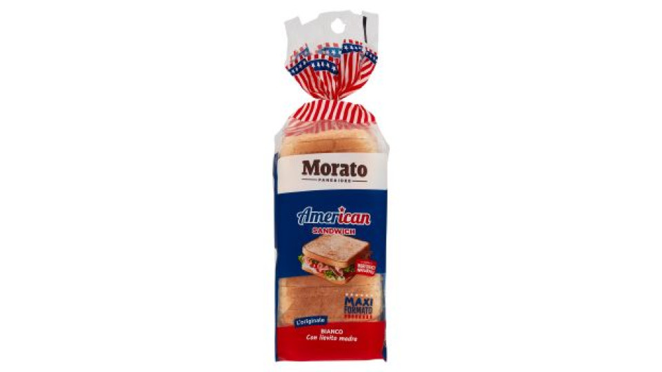 Morato, American Sandwich pane bianco per sandwich