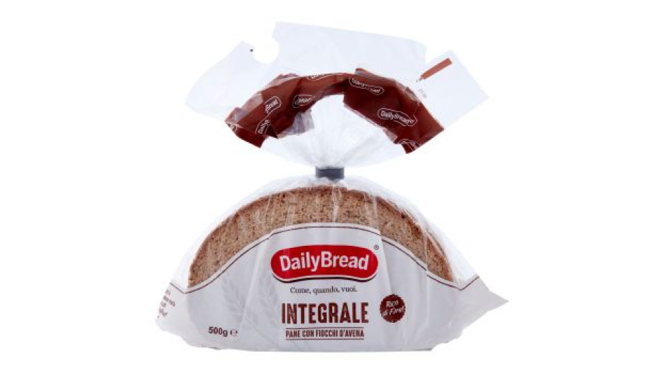 DailyBread Integrale Pane con Fiocchi d'Avena 500 g