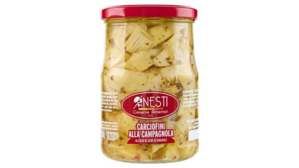 Nesti, carciofini alla campagnola all'olio di semi di girasole
