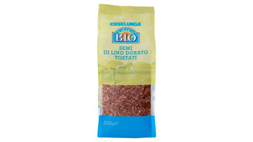 Esselunga Bio, semi di lino dorato tostati biologici