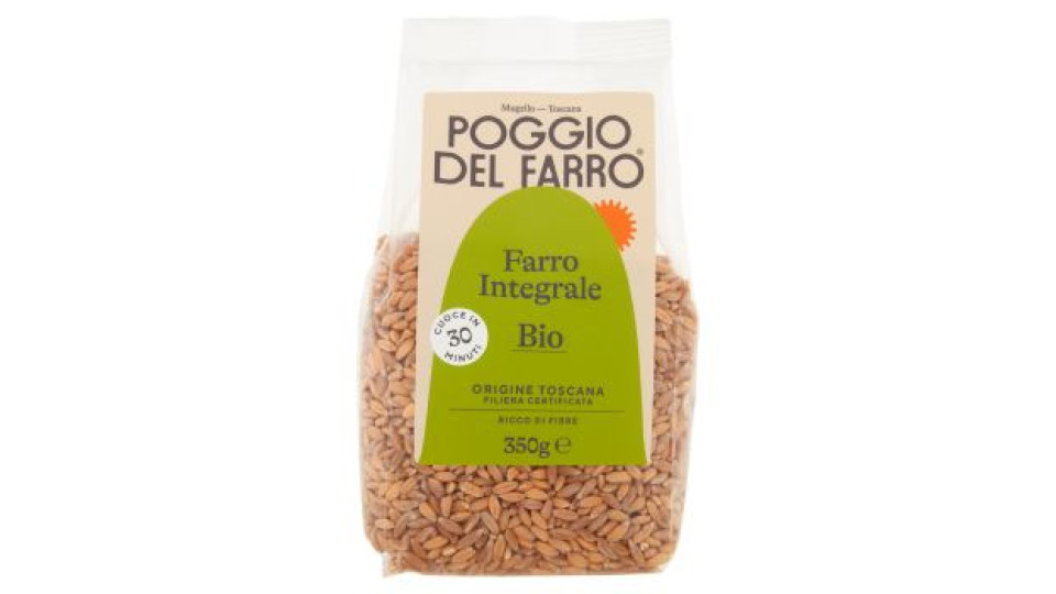 Poggio del Farro, farro integrale dicocco biologico