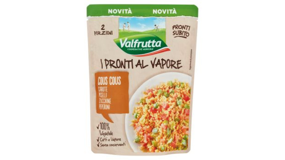 Valfrutta, I pronti al vapore cous cous