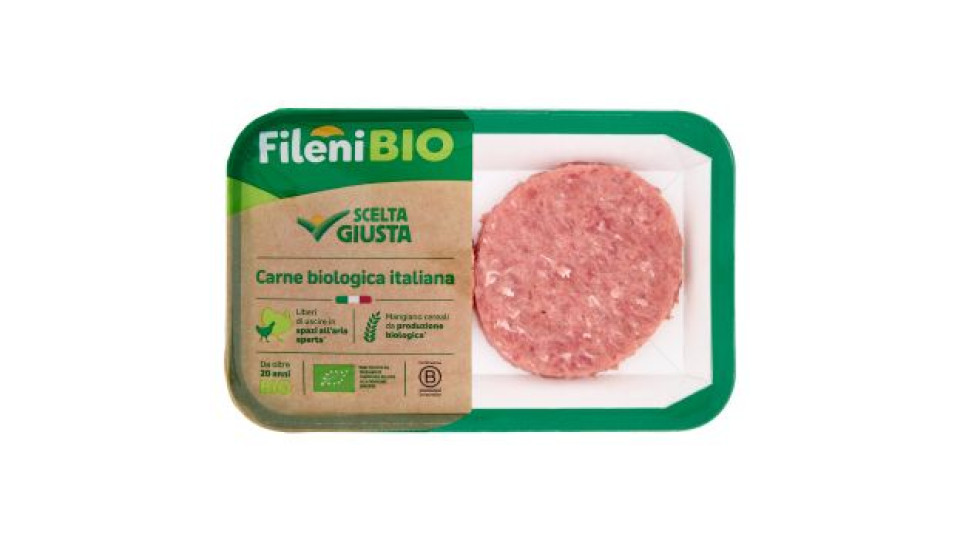 Fileni Bio HAMBURGER DI POLLO BIOLOGICO