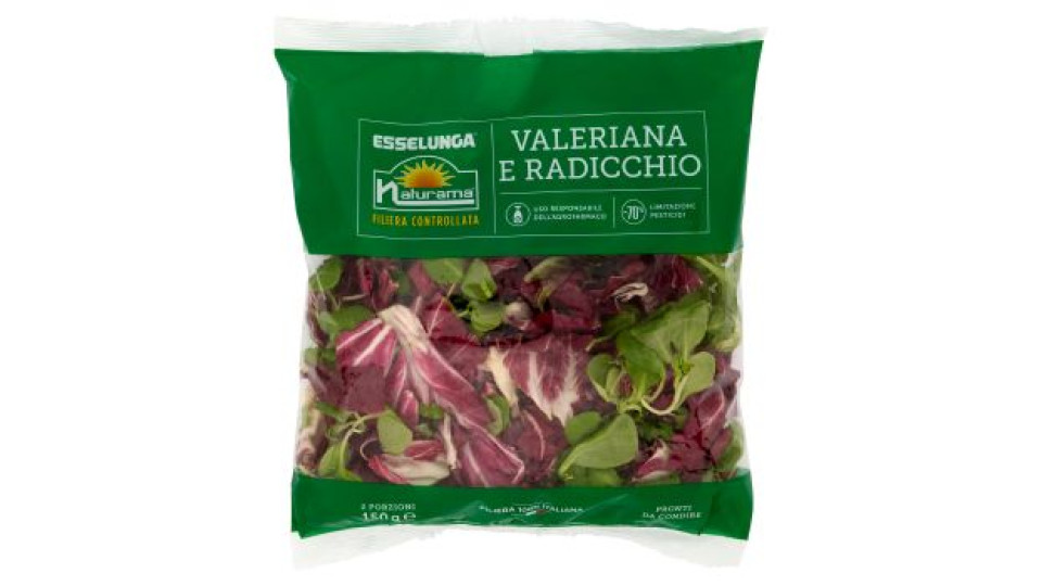 Esselunga Naturama, valeriana e radicchio
